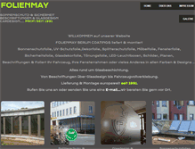 Tablet Screenshot of folienmay.com
